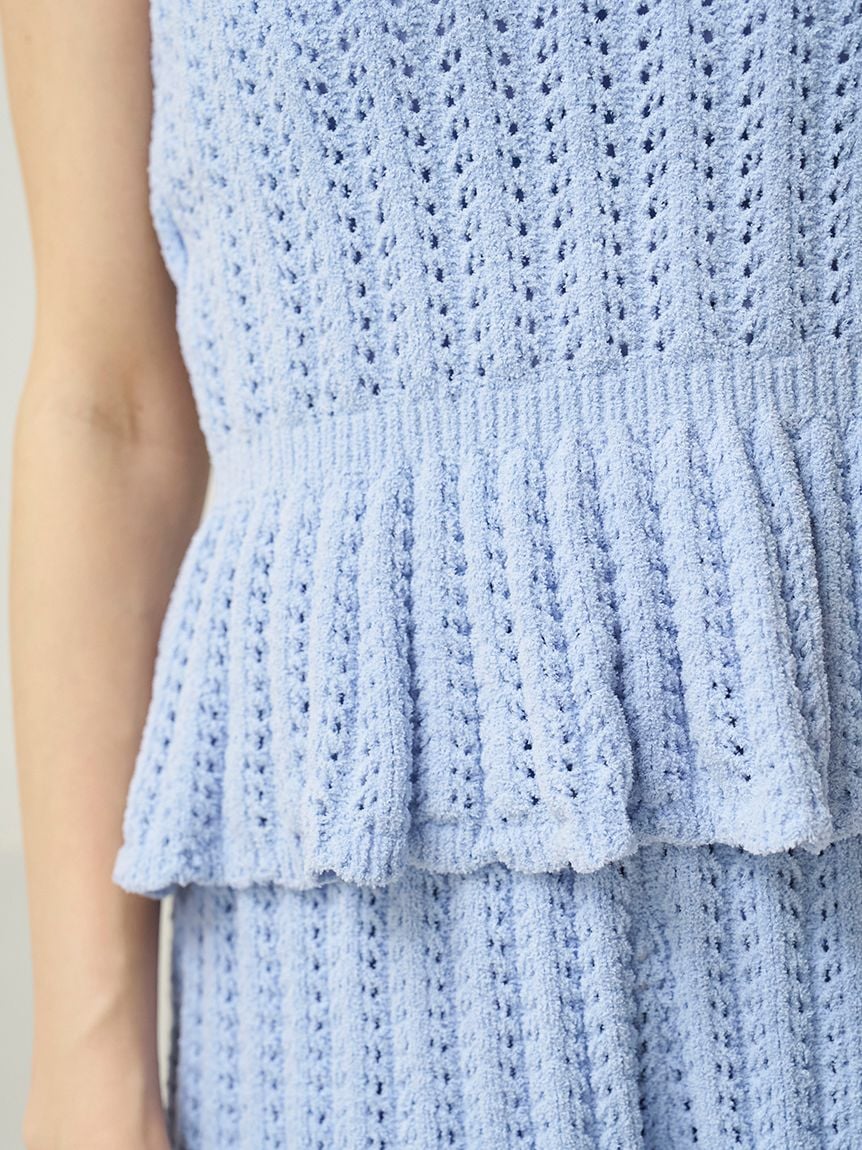 Airy Moco Crochet Tank Top