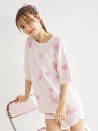 Heart Jacquard Pullover