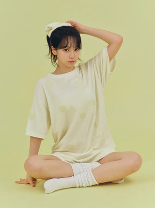 Heart Jacquard Pullover