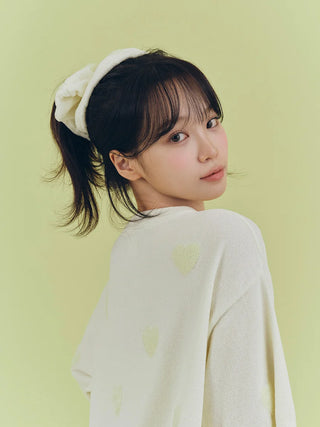 Heart Jacquard Pullover