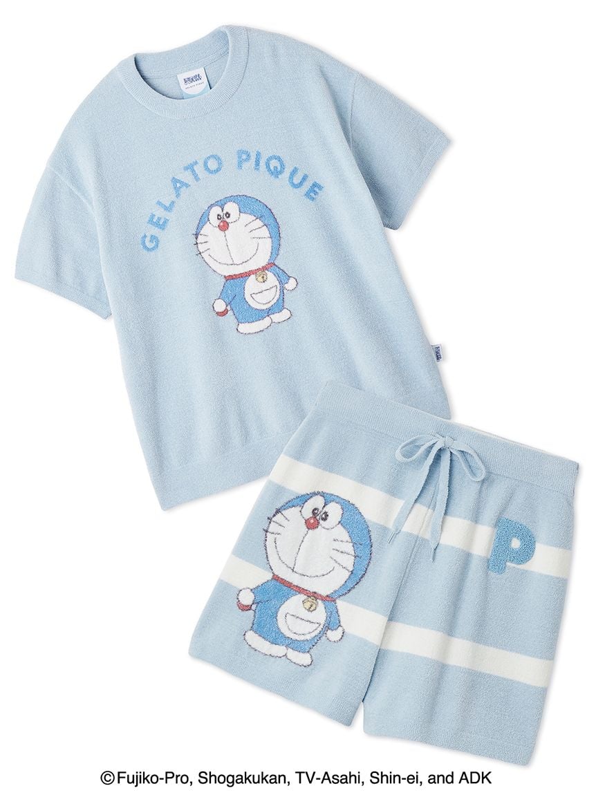 Doraemon Women’s Jacquard Pullover & Shorts Set
