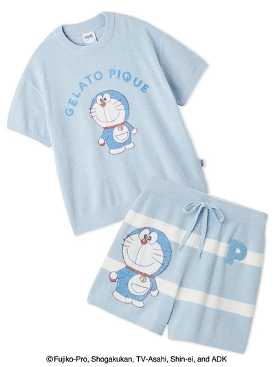 Doraemon Women’s Jacquard Pullover & Shorts Set gelato pique