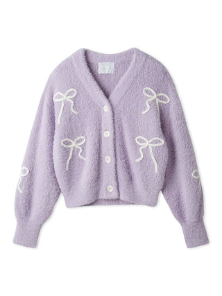 [HALLOWEEN] Ribbon Feather Cardigan