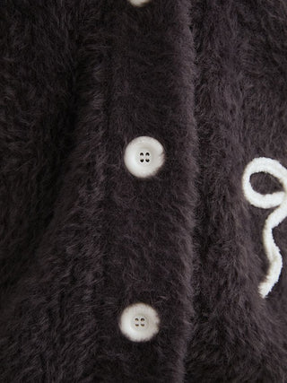 [HALLOWEEN] Ribbon Feather Cardigan