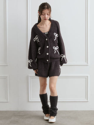 [HALLOWEEN] Ribbon Feather Cardigan