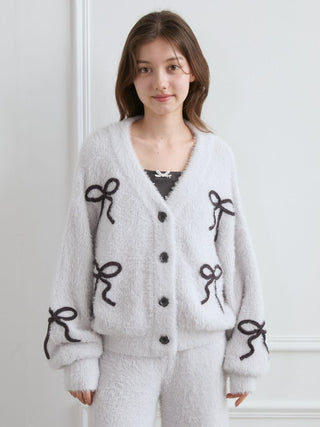 [HALLOWEEN] Ribbon Feather Cardigan