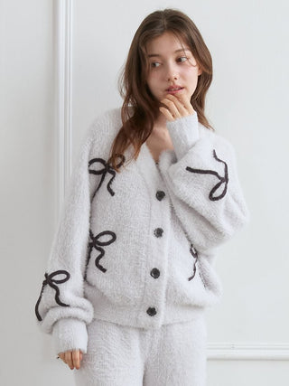 [HALLOWEEN] Ribbon Feather Cardigan