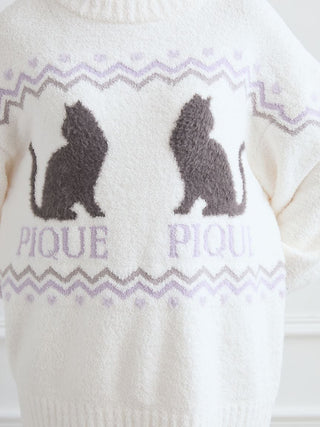 [HALLOWEEN] CAT Jacquard Pullover
