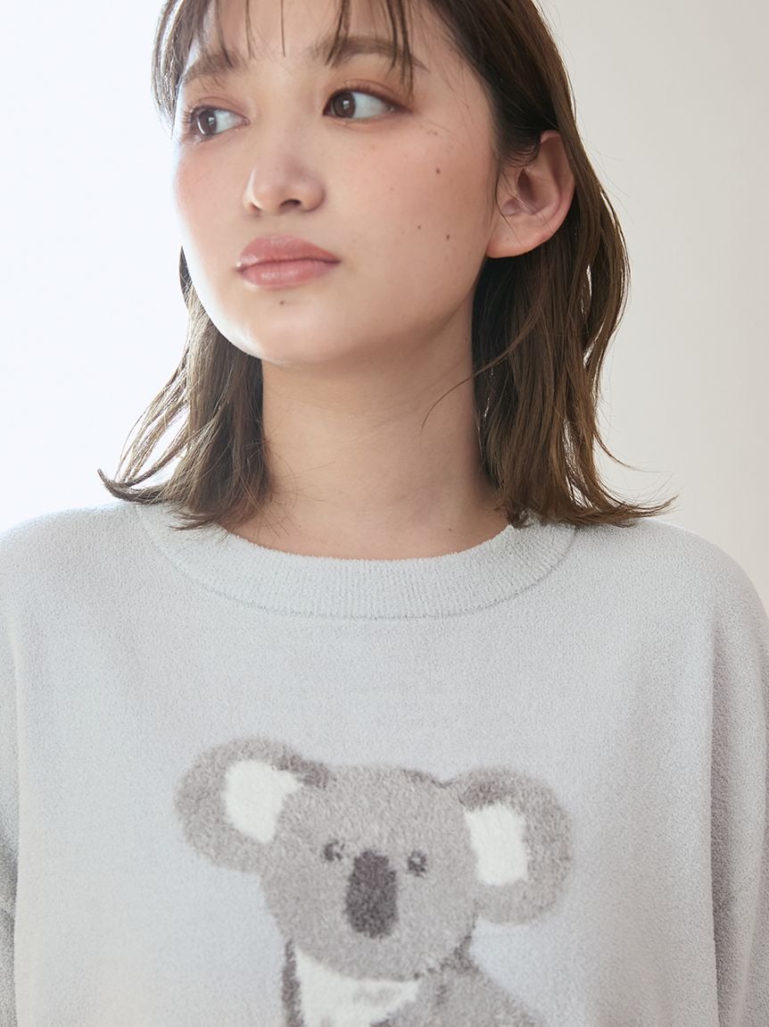 Koala Jacquard Airy Moco Pullover