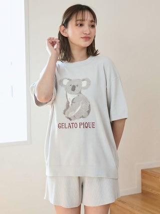 Koala Jacquard Airy Moco Pullover