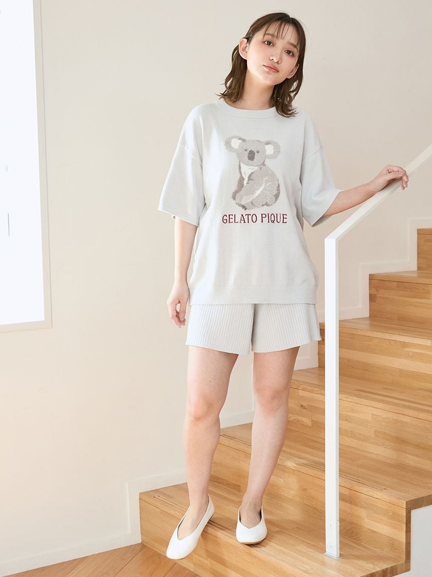 Koala Jacquard Airy Moco Pullover