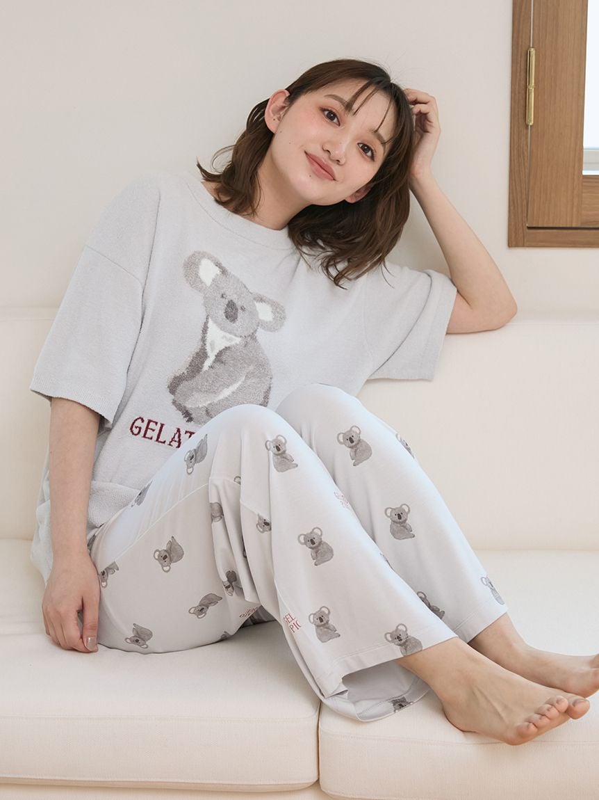 Koala Jacquard Airy Moco Pullover