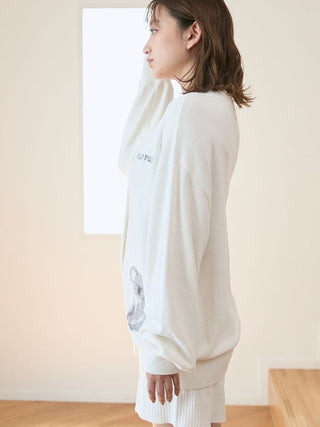Koala Jacquard Airy Moco Cardigan