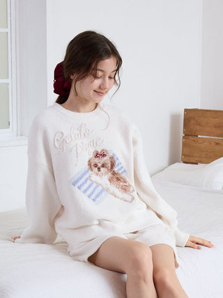Shih Tzu Jacquard Pullover