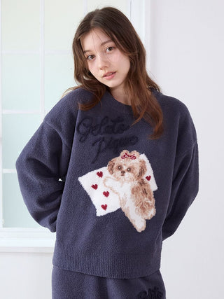 Shih Tzu Jacquard Pullover