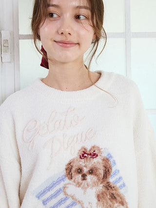 Shih Tzu Jacquard Pullover