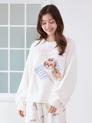 Shih Tzu Jacquard Pullover