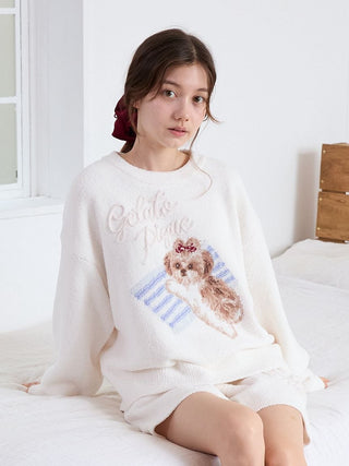 Shih Tzu Jacquard Pullover