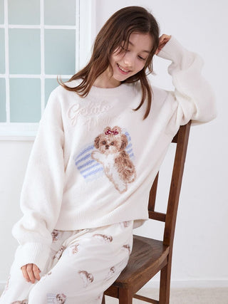 Shih Tzu Jacquard Pullover