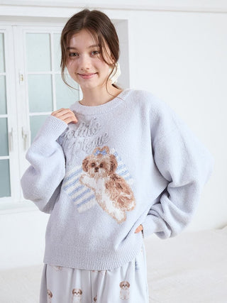 Shih Tzu Jacquard Pullover