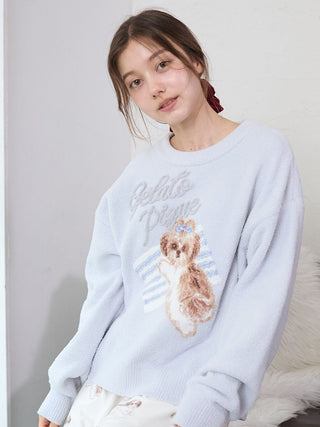 Shih Tzu Jacquard Pullover