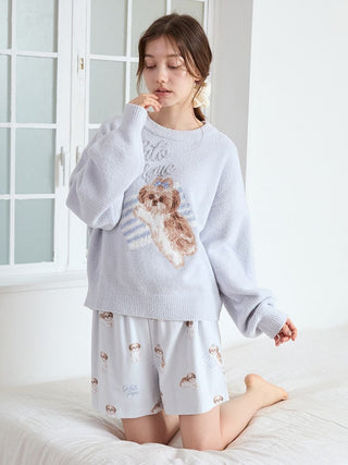 Shih Tzu Jacquard Pullover