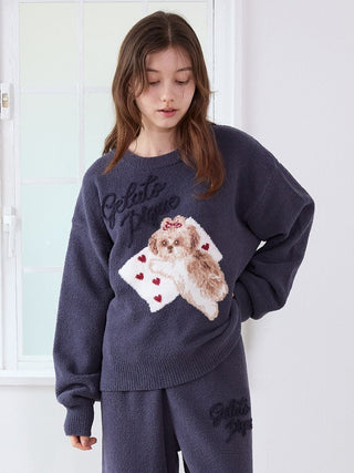 Shih Tzu Jacquard Pullover