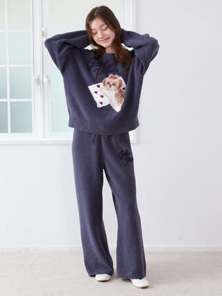 Shih Tzu Jacquard Pullover