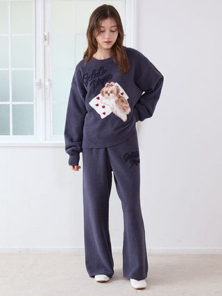 Shih Tzu Jacquard Pullover