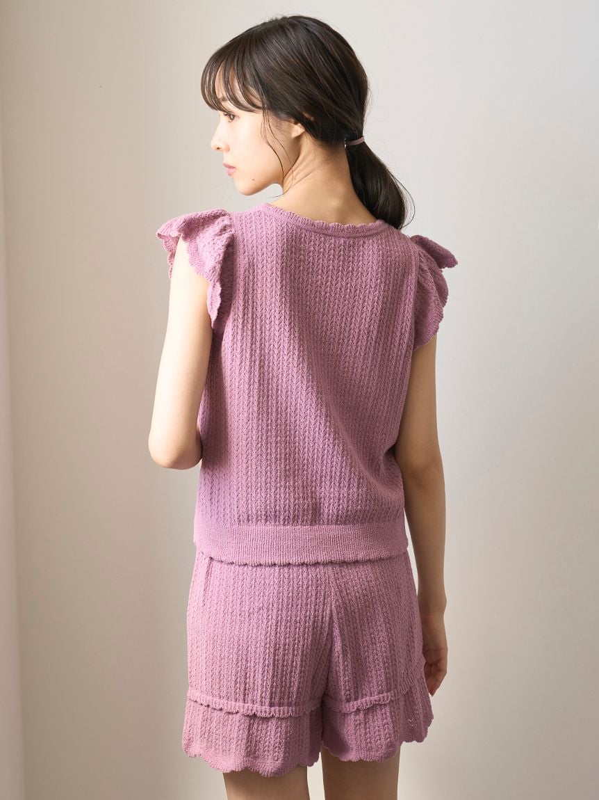 Crochet Knit Pullover