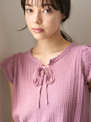 Crochet Knit Pullover