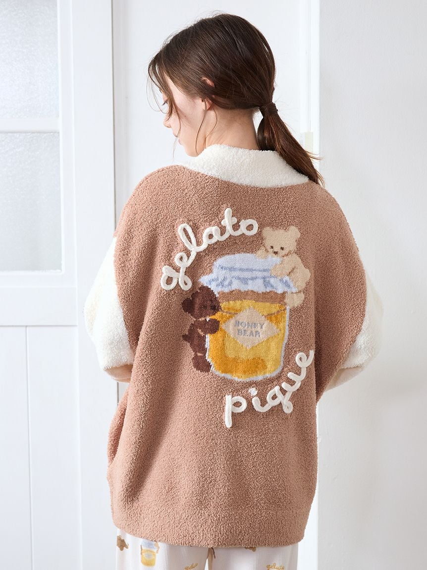 Baby Moco Honey Bear Cardigan