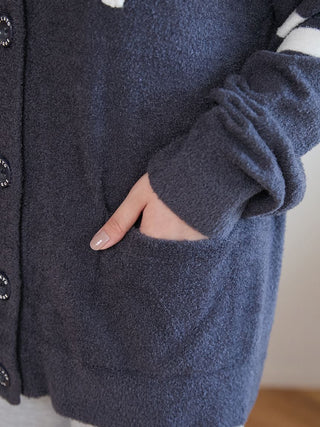 Smoothie Line Jacquard Cardigan