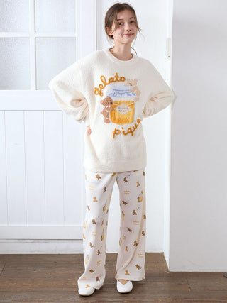 Baby Moco Honey Bear Jacquard Pullover