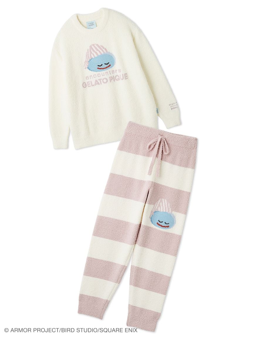 [Dragon Quest] Women’s Baby Moco Pullover & Striped Long Pants Set