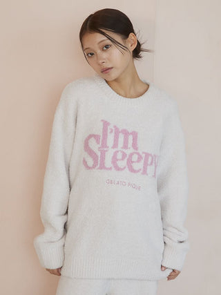 Powder Sleepy Logo Jacquard Pullover & Pants Set