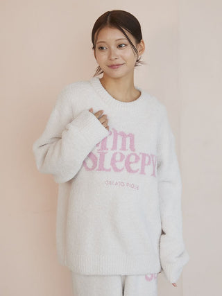 Powder Sleepy Logo Jacquard Pullover & Pants Set