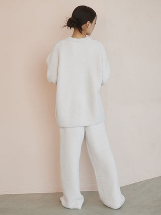 Powder Sleepy Logo Jacquard Pullover & Pants Set