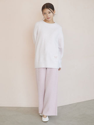 Colorful Powder Pullover & Baby Moco Rib Knit Pants Set