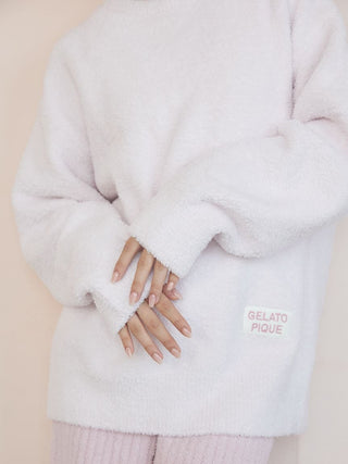 Colorful Powder Pullover & Baby Moco Rib Knit Pants Set