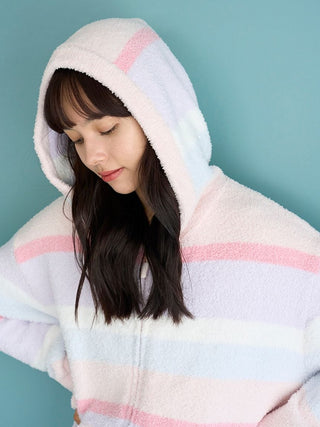 Baby Moco Colorful Border Hoodie