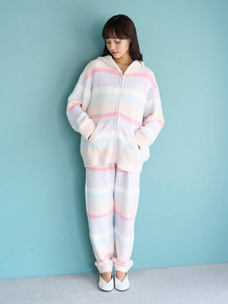 Baby Moco Colorful Border Hoodie