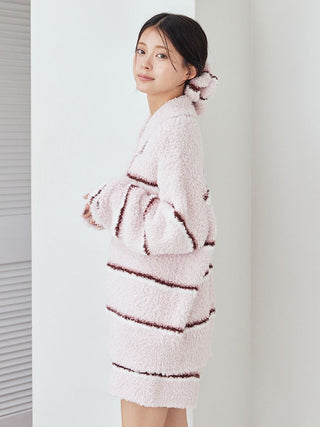 Gelato Narrow Border Pullover With Polo Collar