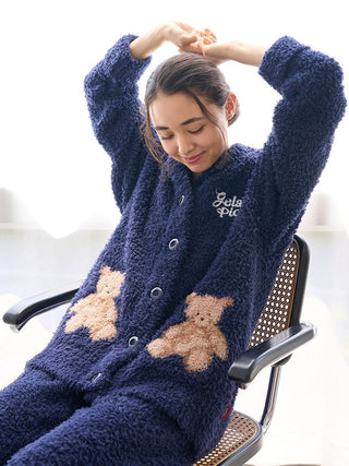 [HOLIDAY] Gelato Snow Bear Jacquard Shawl Cardigan