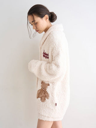 [HOLIDAY] Gelato Snow Bear Jacquard Shawl Cardigan