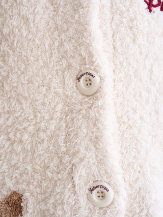 [HOLIDAY] Gelato Snow Bear Jacquard Shawl Cardigan