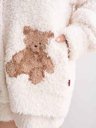 [HOLIDAY] Gelato Snow Bear Jacquard Shawl Cardigan