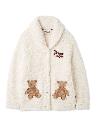 [HOLIDAY] Gelato Snow Bear Jacquard Shawl Cardigan gelato pique
