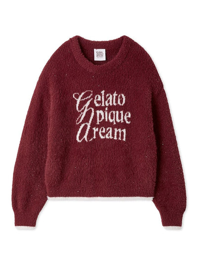 [HOLIDAY] Glittering Feather Pullover gelato pique