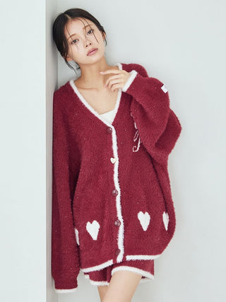 [HOLIDAY] Glittering Feather Cardigan